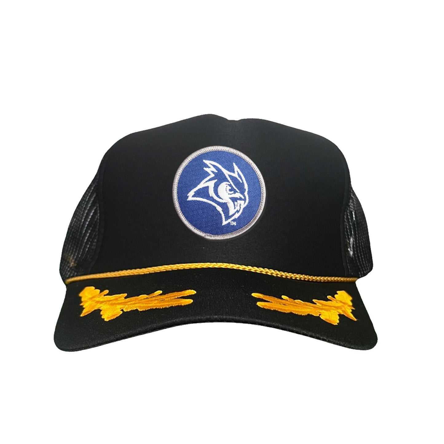 Rice Owls / Owl Head Circle Patch / Curved Bill Mesh Snap Back / 167 / Rice002 / MM