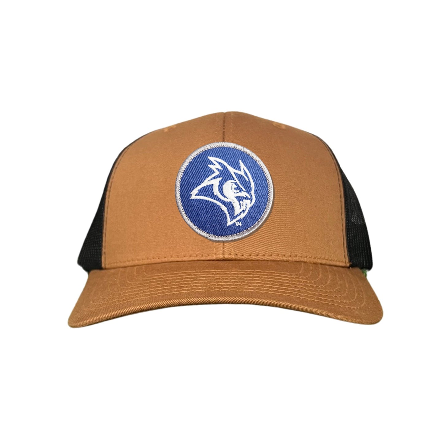 Rice Owls / Owl Head Circle Patch / Curved Bill Mesh Snap Back / 167 / Rice002 / MM
