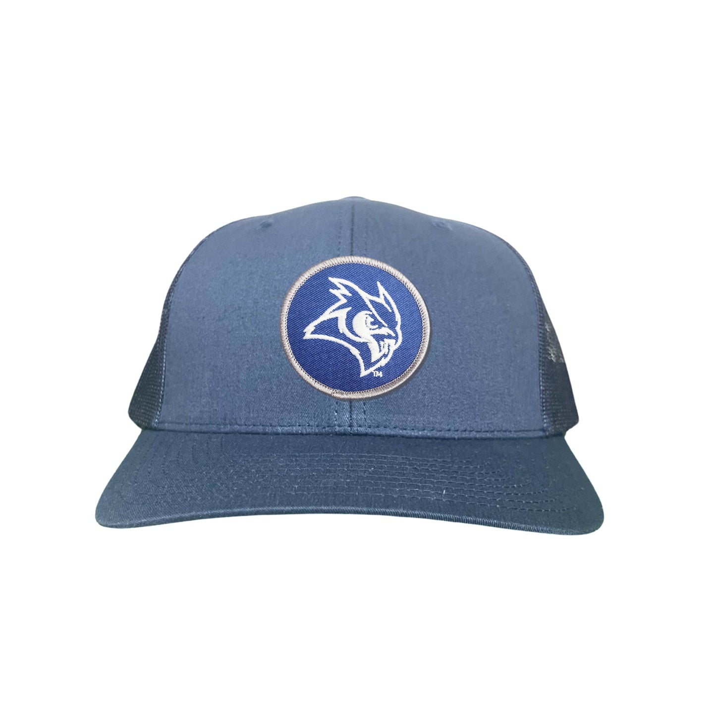 Rice Owls / Owl Head Circle Patch / Curved Bill Mesh Snap Back / 167 / Rice002 / MM