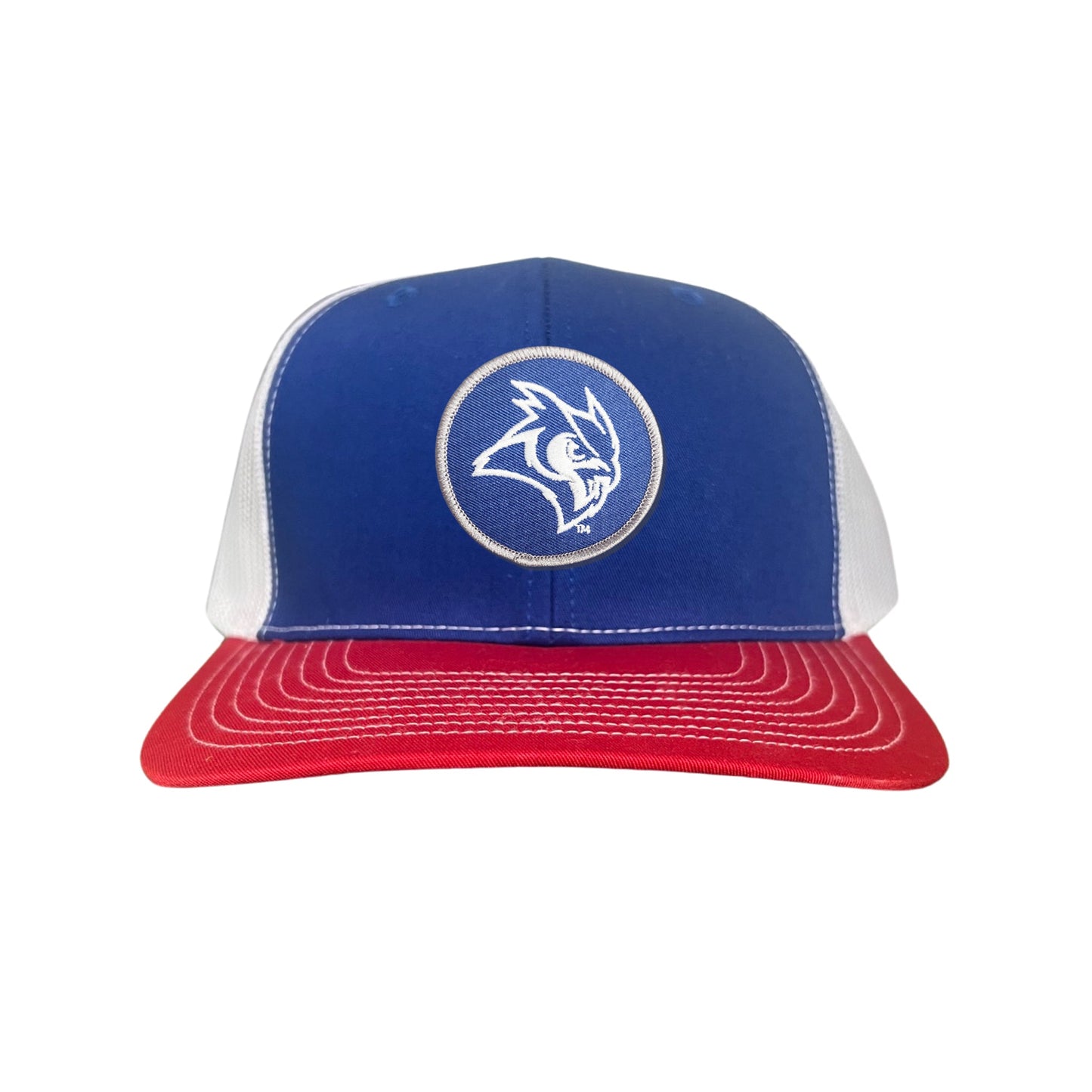 Rice Owls / Owl Head Circle Patch / Curved Bill Mesh Snap Back / 167 / Rice002 / MM