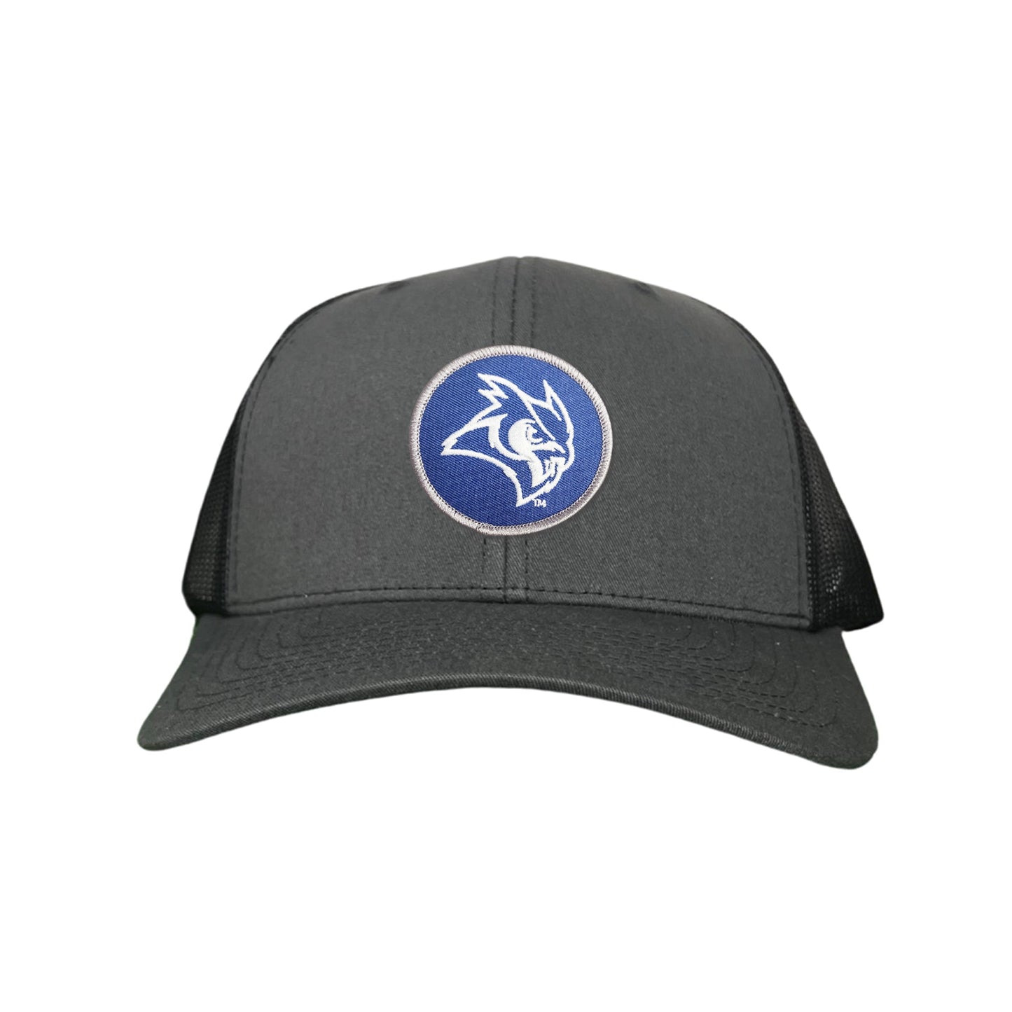 Rice Owls / Owl Head Circle Patch / Curved Bill Mesh Snap Back / 167 / Rice002 / MM