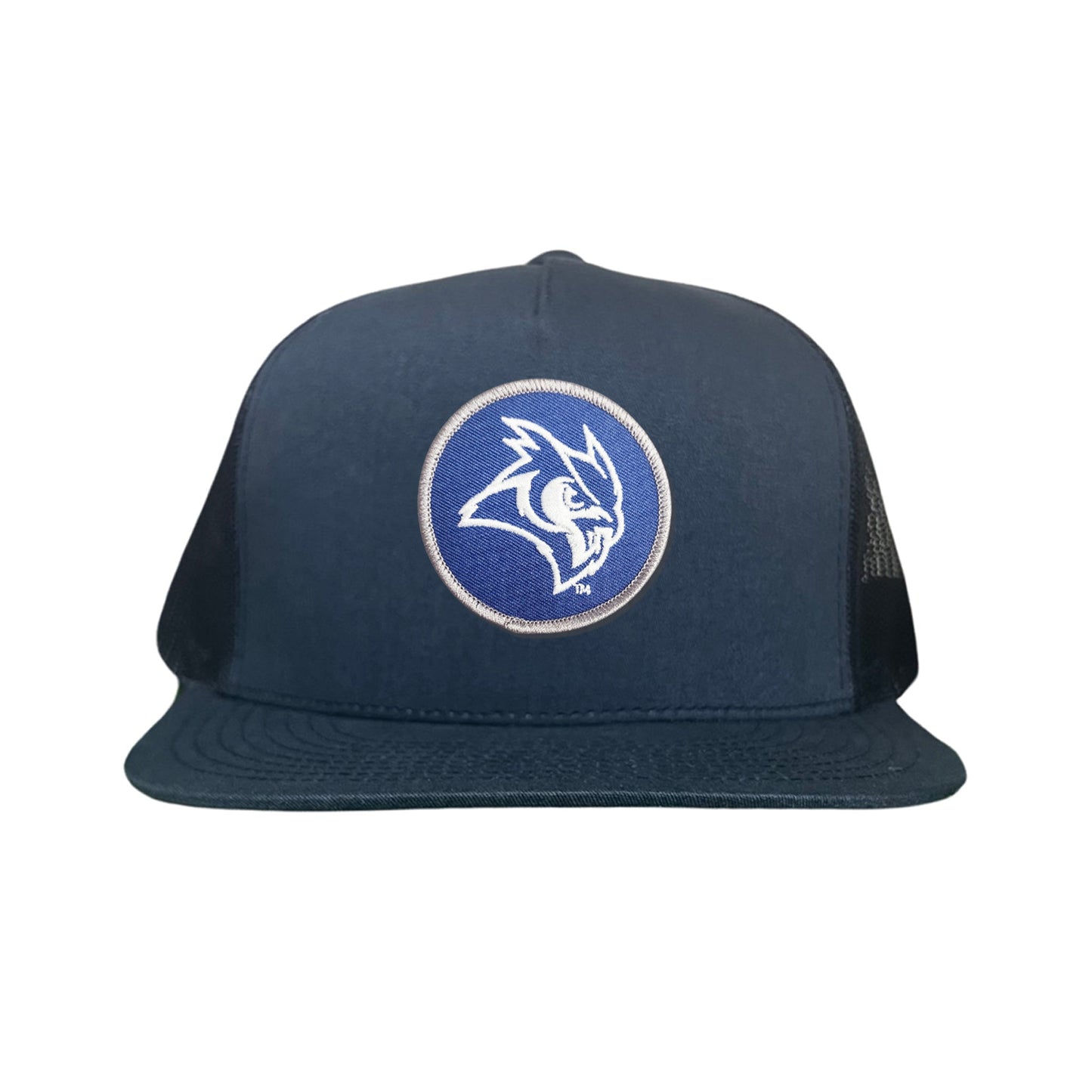 Rice Owls / Owl Head Circle Patch / Curved Bill Mesh Snap Back / 167 / Rice002 / MM