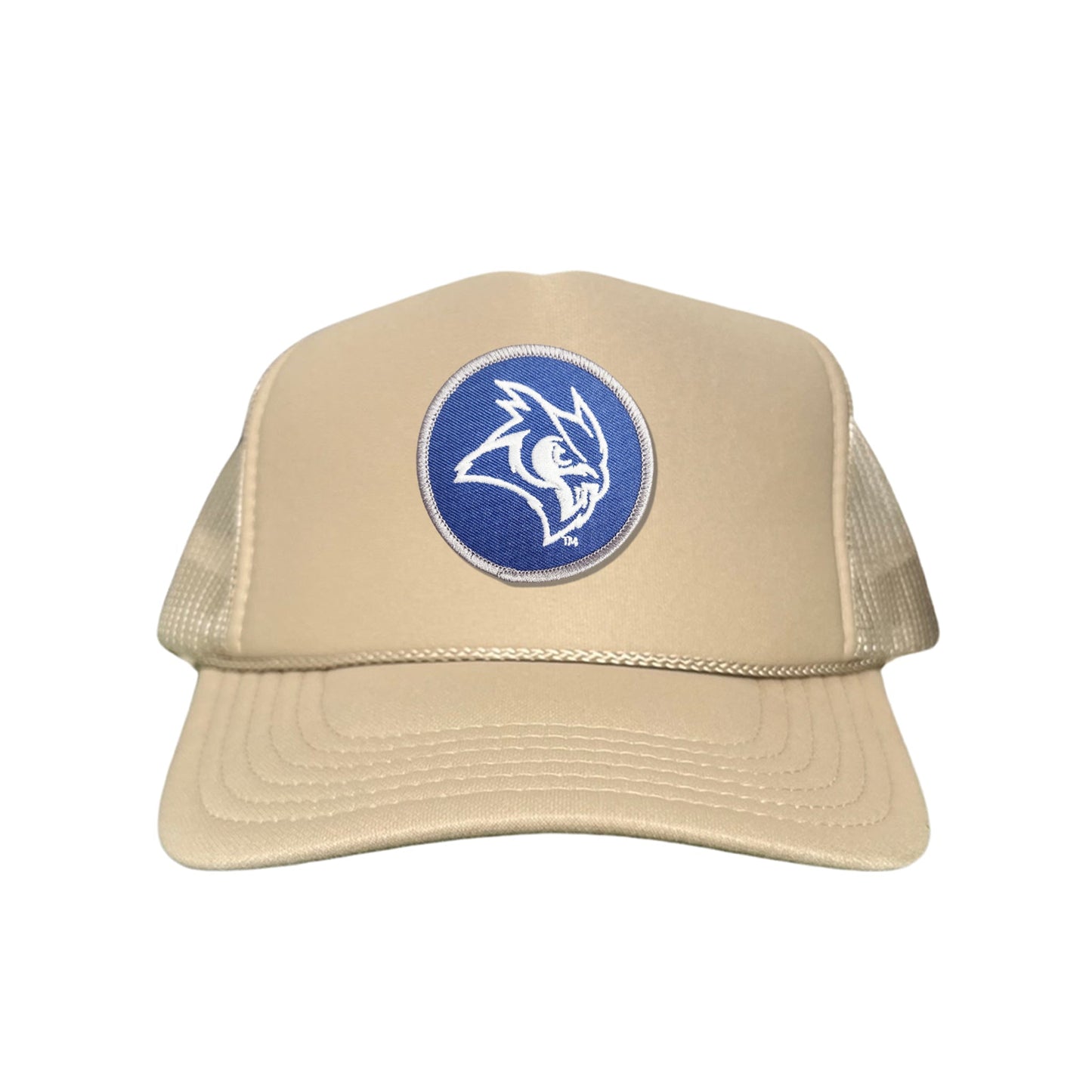 Rice Owls / Owl Head Circle Patch / Curved Bill Mesh Snap Back / 167 / Rice002 / MM