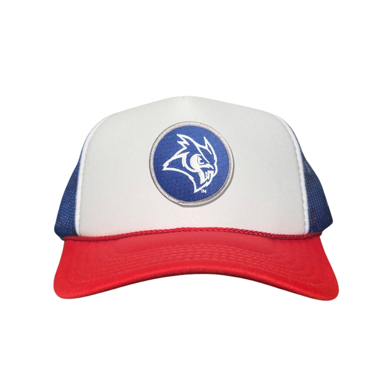 Rice Owls / Owl Head Circle Patch / Curved Bill Mesh Snap Back / 167 / Rice002 / MM