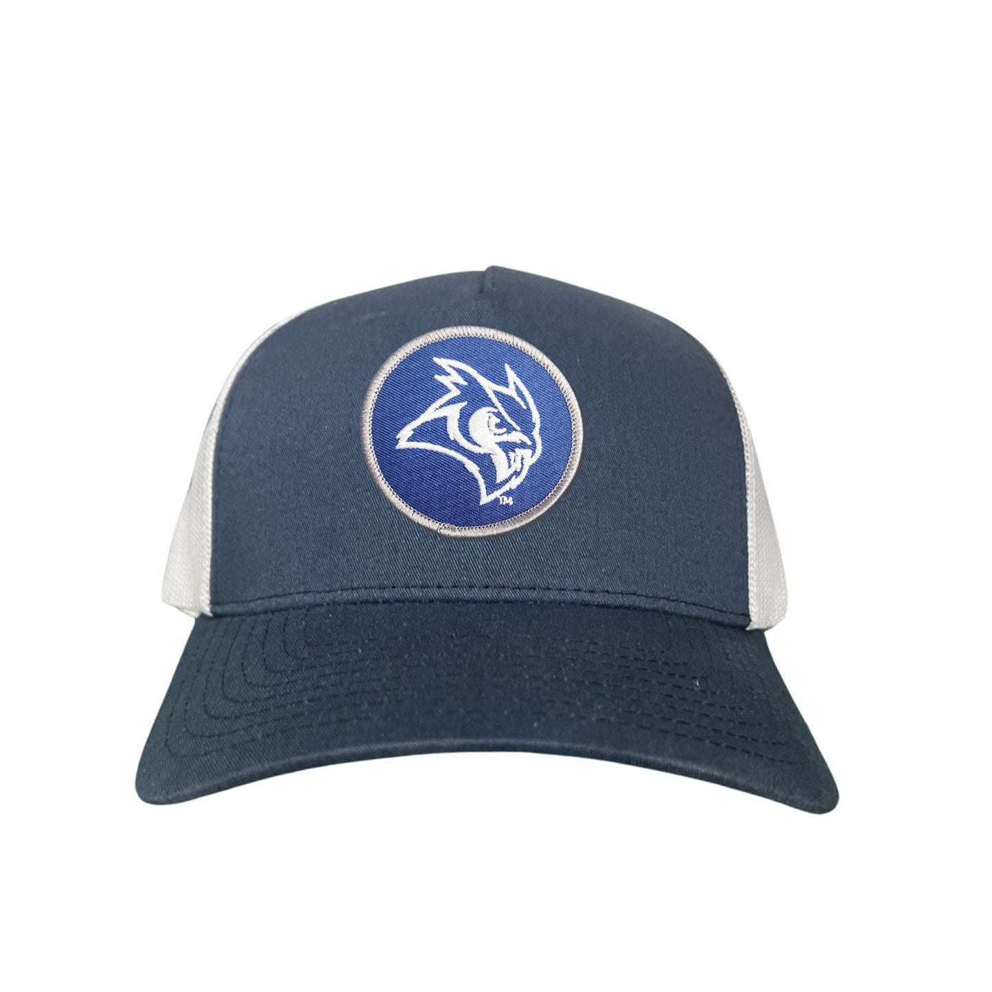 Rice Owls / Owl Head Circle Patch / Curved Bill Mesh Snap Back / 167 / Rice002 / MM