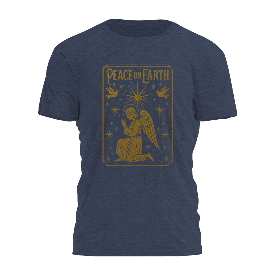 Peace On Earth - Angel Tee - 4396