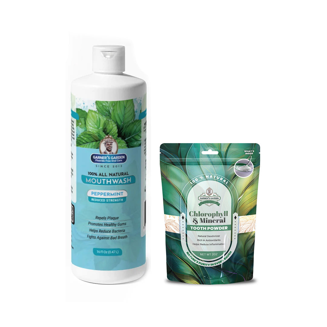 Natural Mouthwash and Tooth Powder | H2O2 | Antibacterial Fluoride-Free