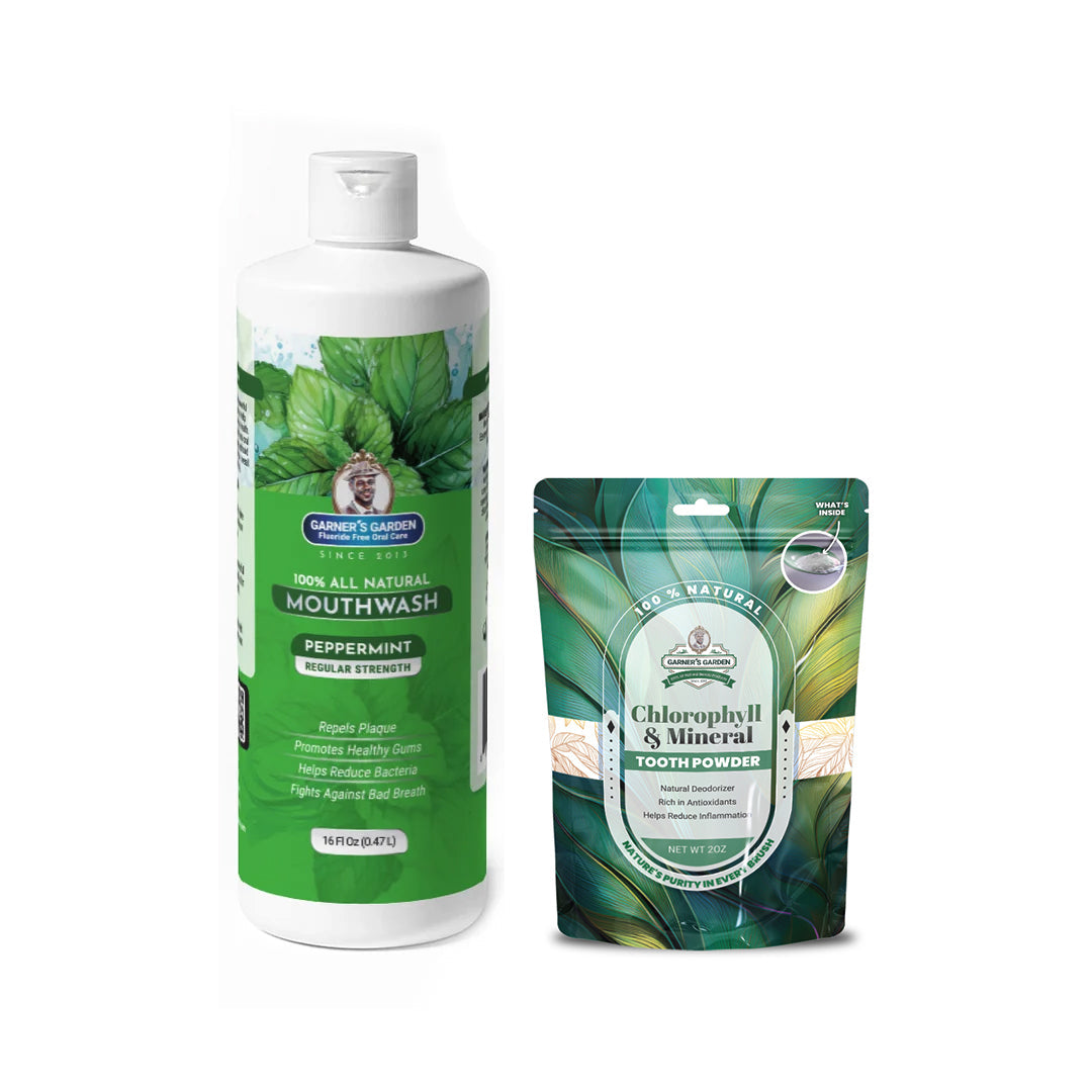 Natural Mouthwash and Tooth Powder | H2O2 | Antibacterial Fluoride-Free