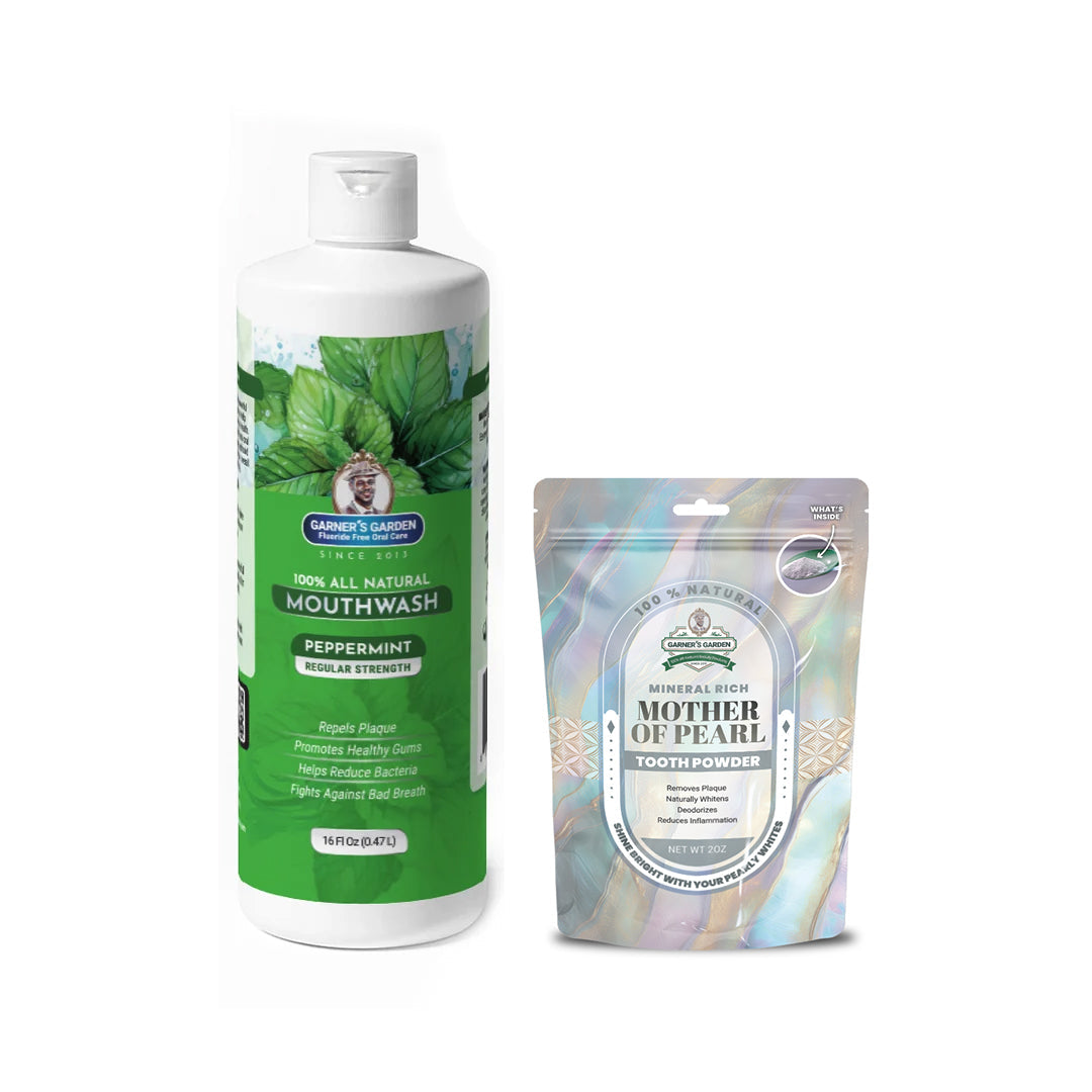 Natural Mouthwash and Tooth Powder | H2O2 | Antibacterial Fluoride-Free