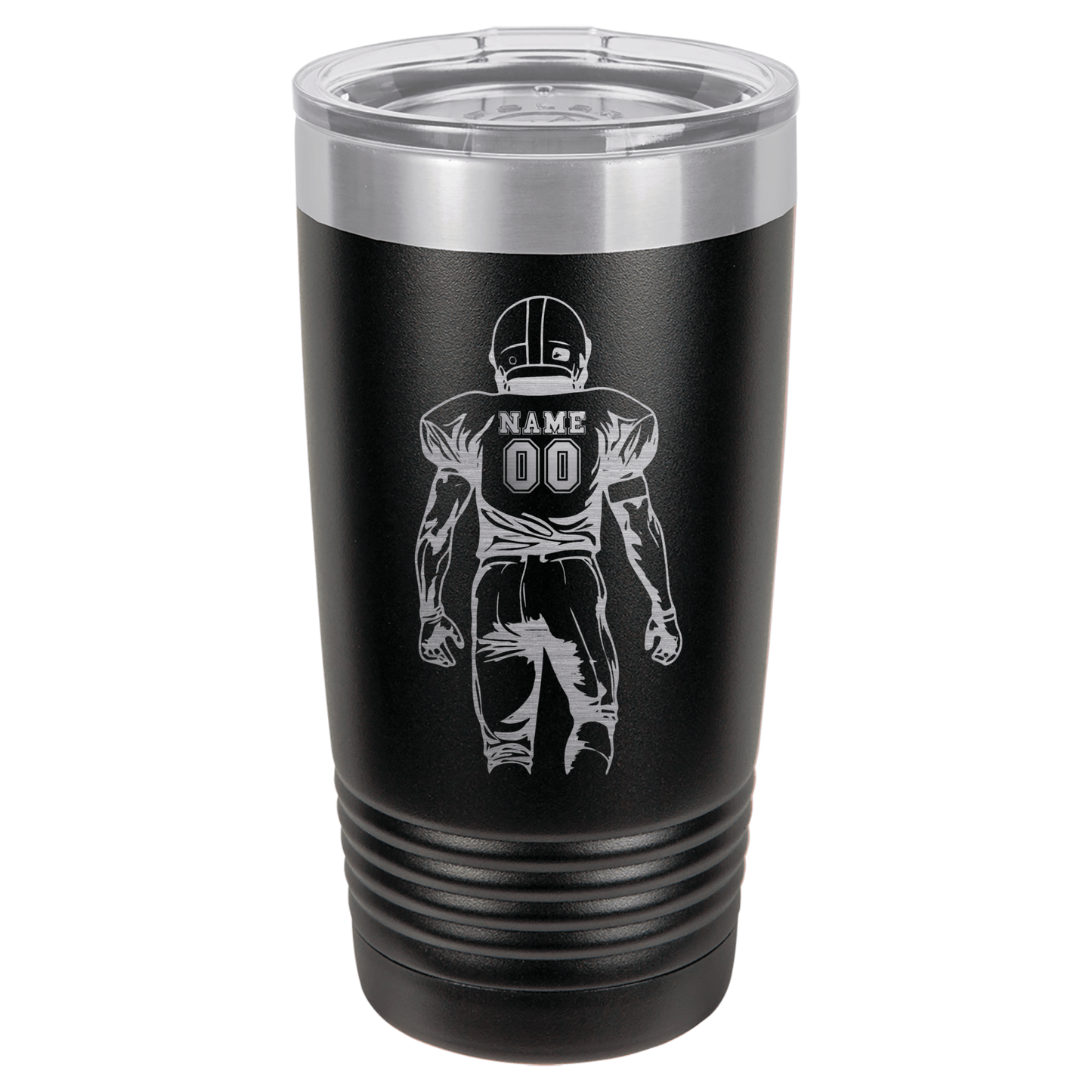 Football Player #2 | ENGRAVED Polar Camel Tumbler