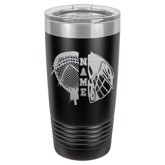 Personalized Lacrosse Goalie | ENGRAVED Polar Camel Tumbler
