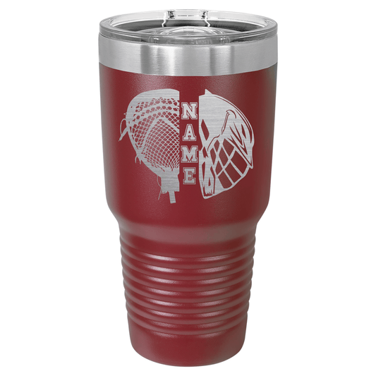 Personalized Lacrosse Goalie | ENGRAVED Polar Camel Tumbler