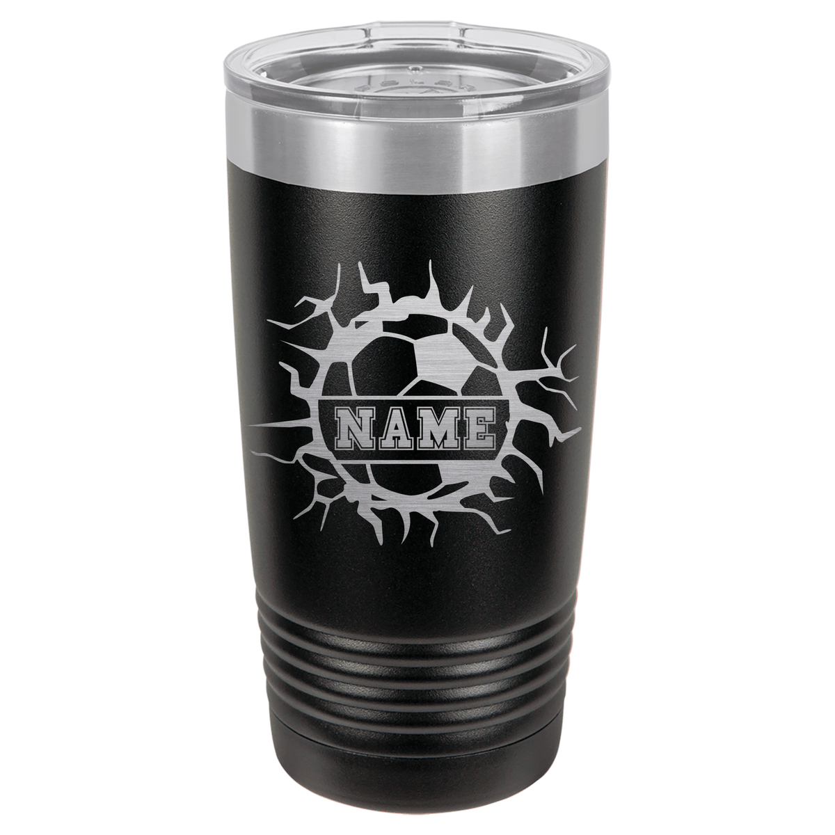 Personalized Soccer Ball | ENGRAVED Polar Camel Tumbler