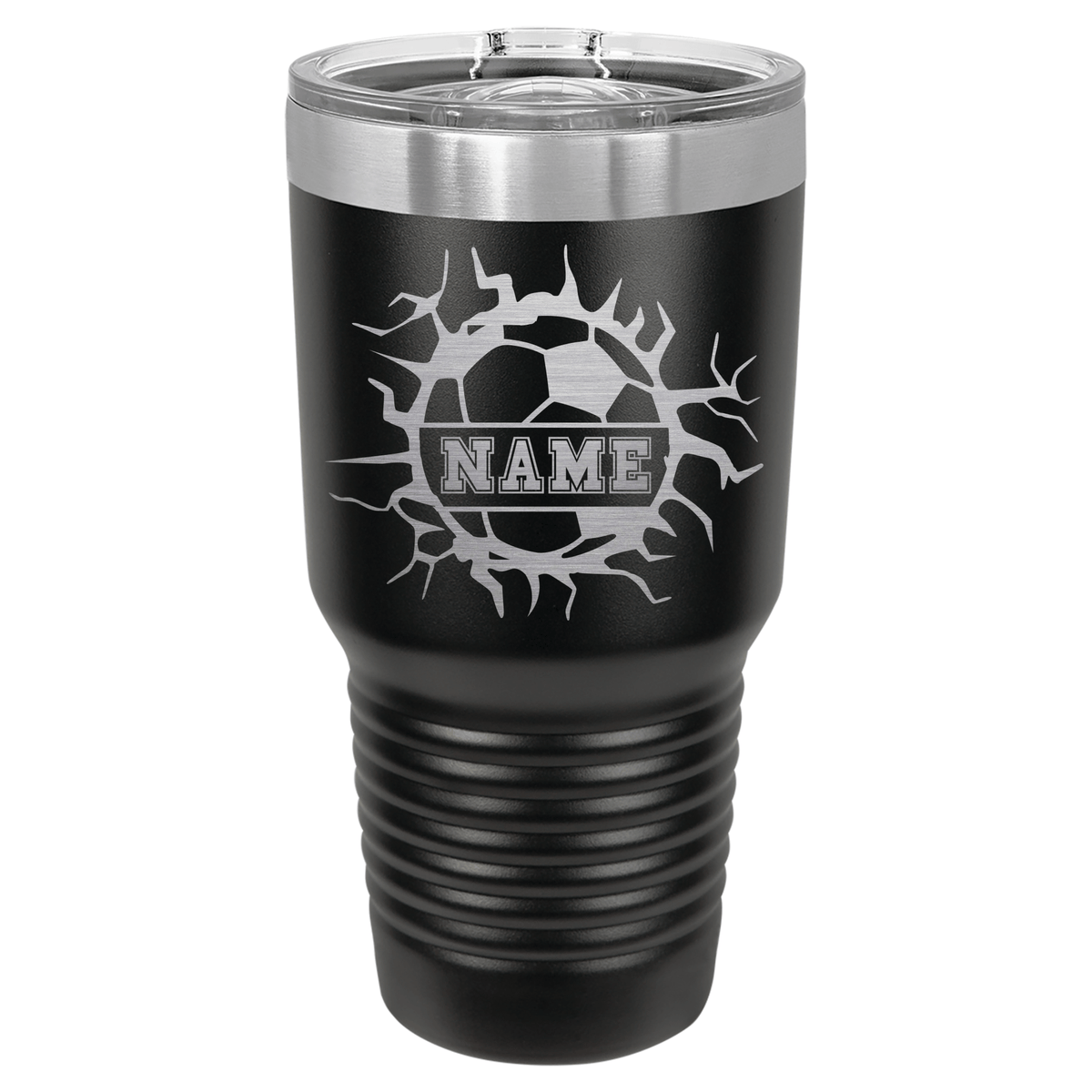 Personalized Soccer Ball | ENGRAVED Polar Camel Tumbler
