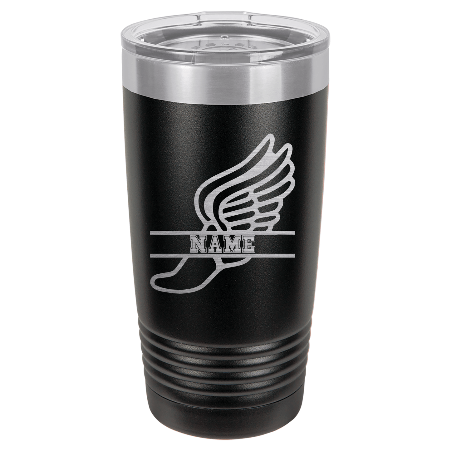 Personalized Track Shoe | ENGRAVED Polar Camel Tumbler