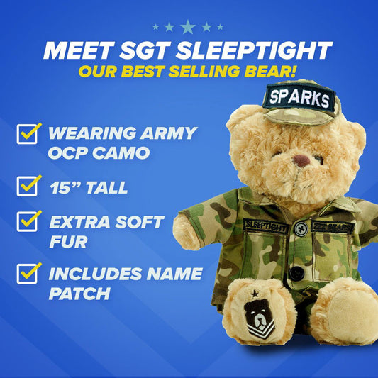 Personalized Army Teddy Bear
