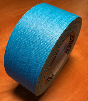 Gaffer Tape, 2 Inch x 30 Yards - Fluorescent Blue