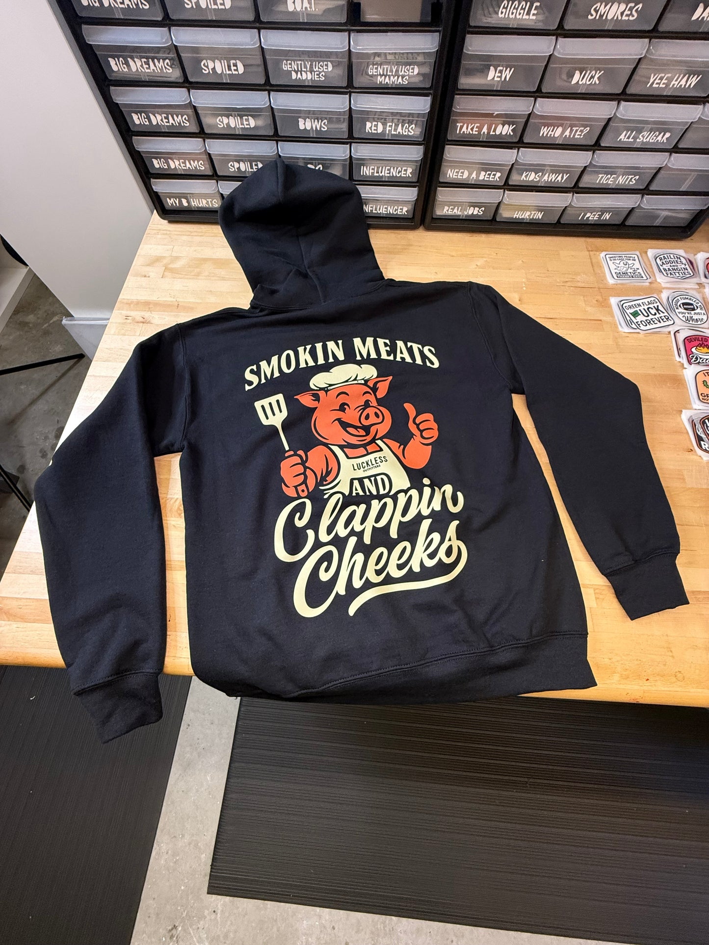 Smokin Meats and Clappin Cheeks Hoodie