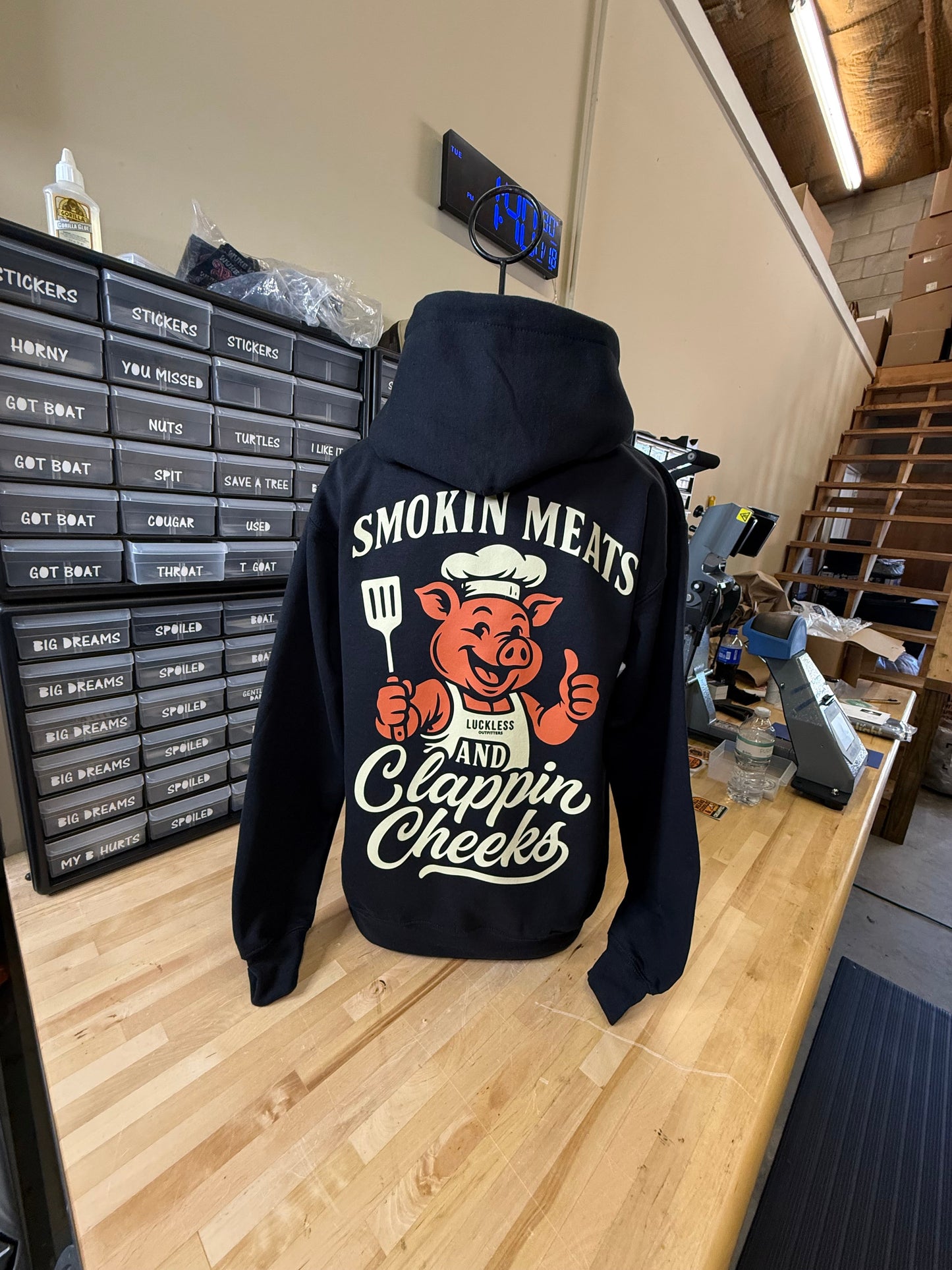 Smokin Meats and Clappin Cheeks Hoodie