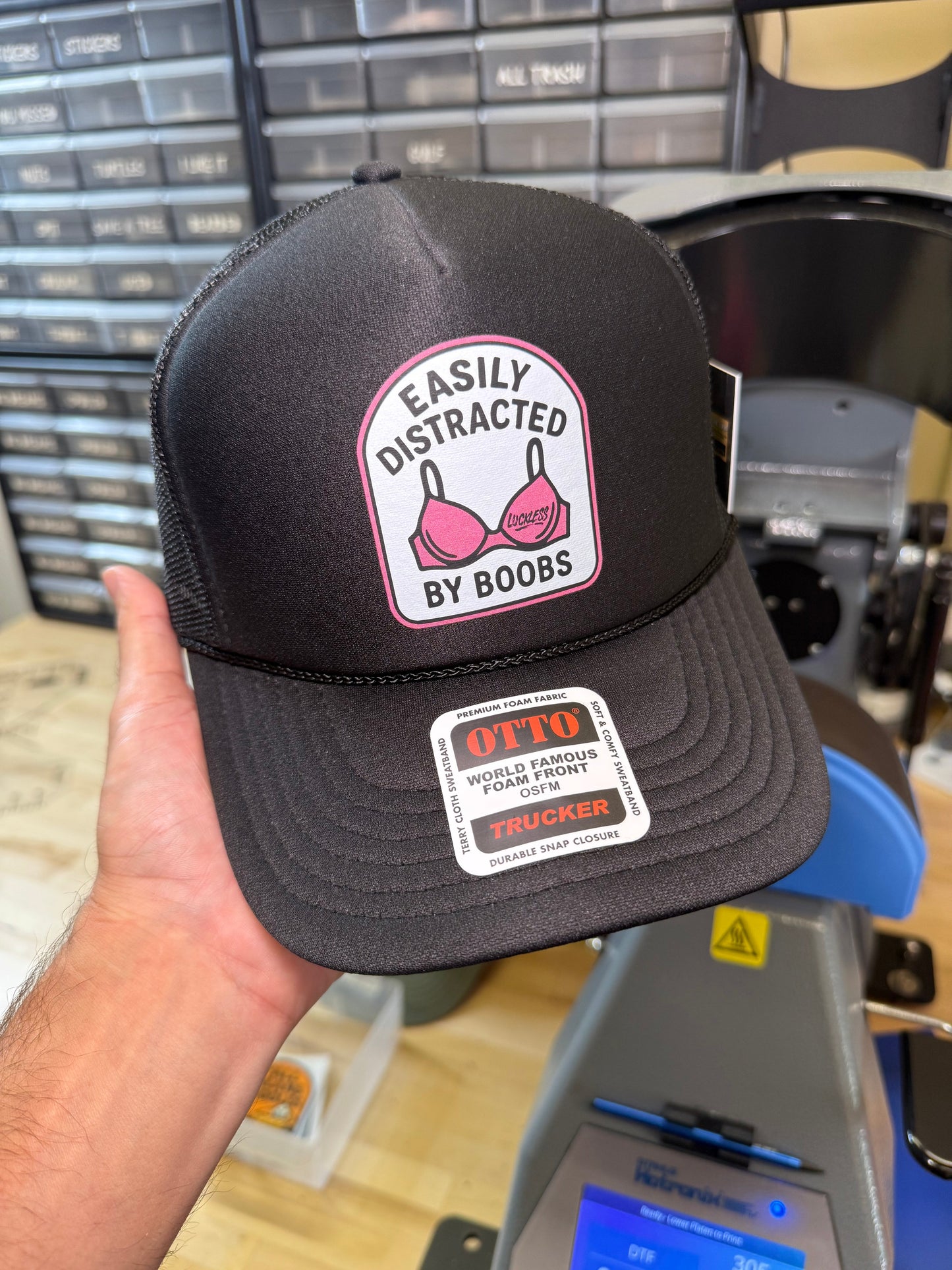 Easily Distracted Trucker Hat