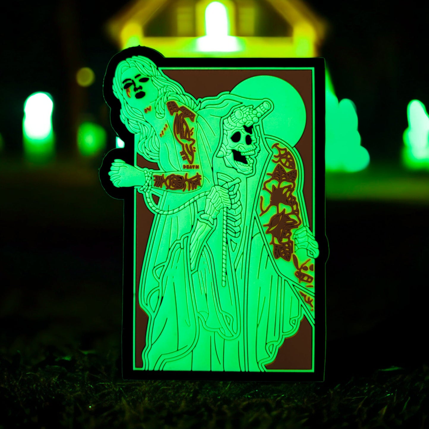 GITD Catching Feelings  - 4" x 3" PVC Velcro Morale Patch