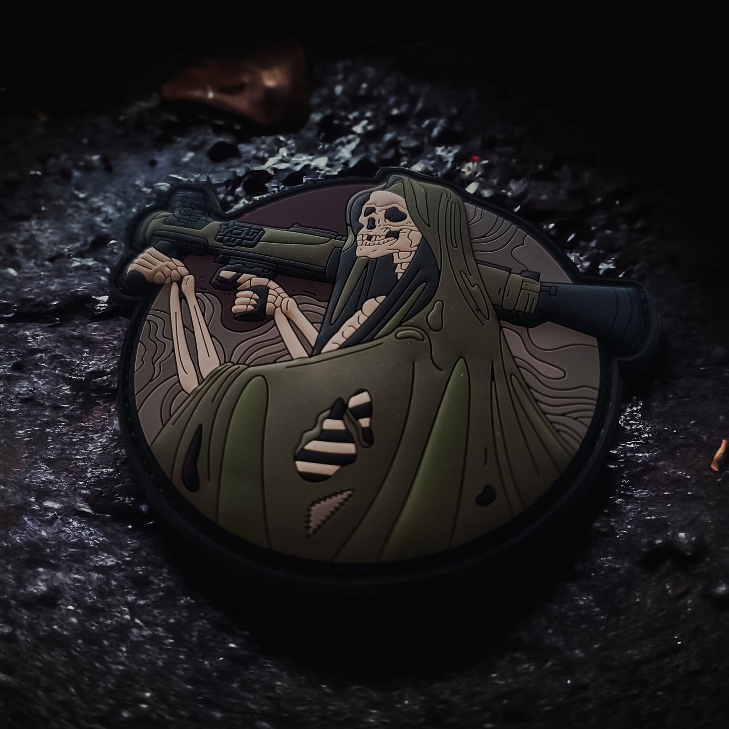 Gustafs Grasp - 4" x 4" PVC Velcro Morale Patch