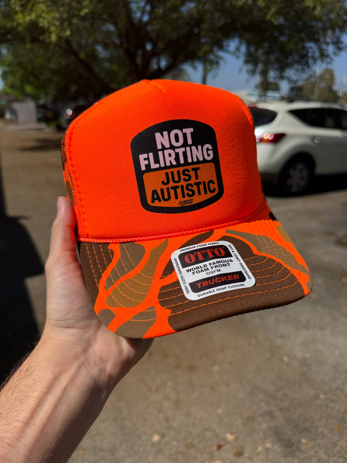 Not Flirting Just Autistic | Trucker Hat