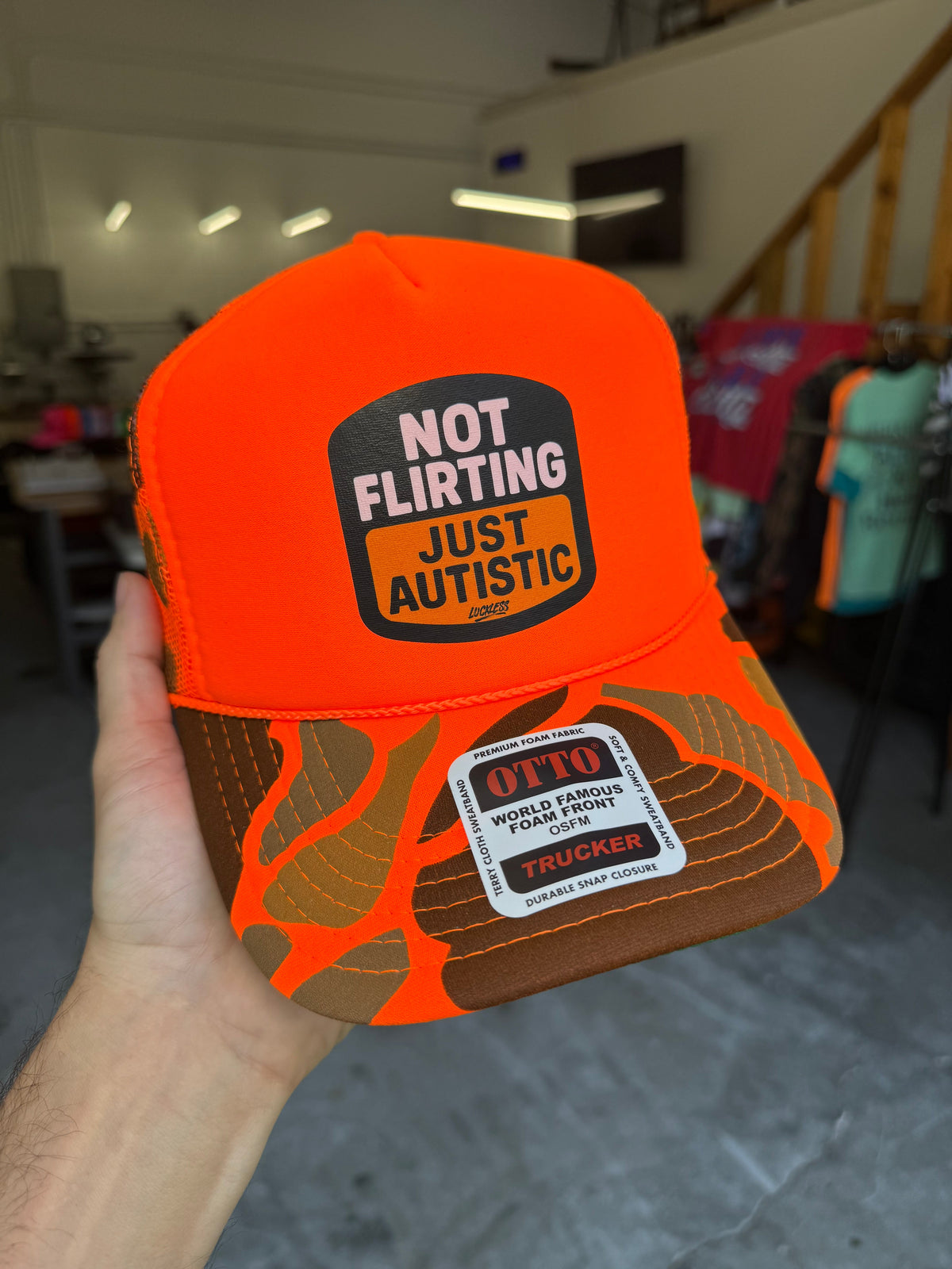Not Flirting Just Autistic | Trucker Hat