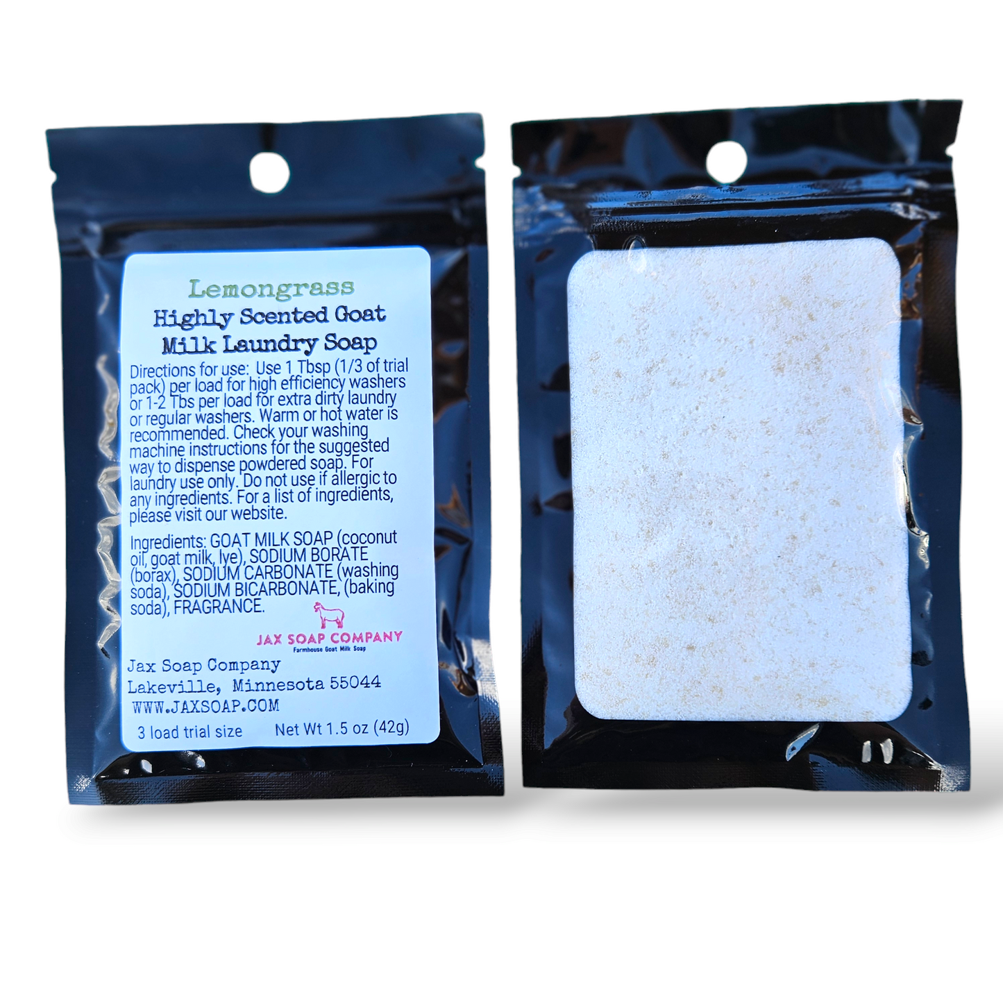 Goat Milk Laundry Soap, Trial Size