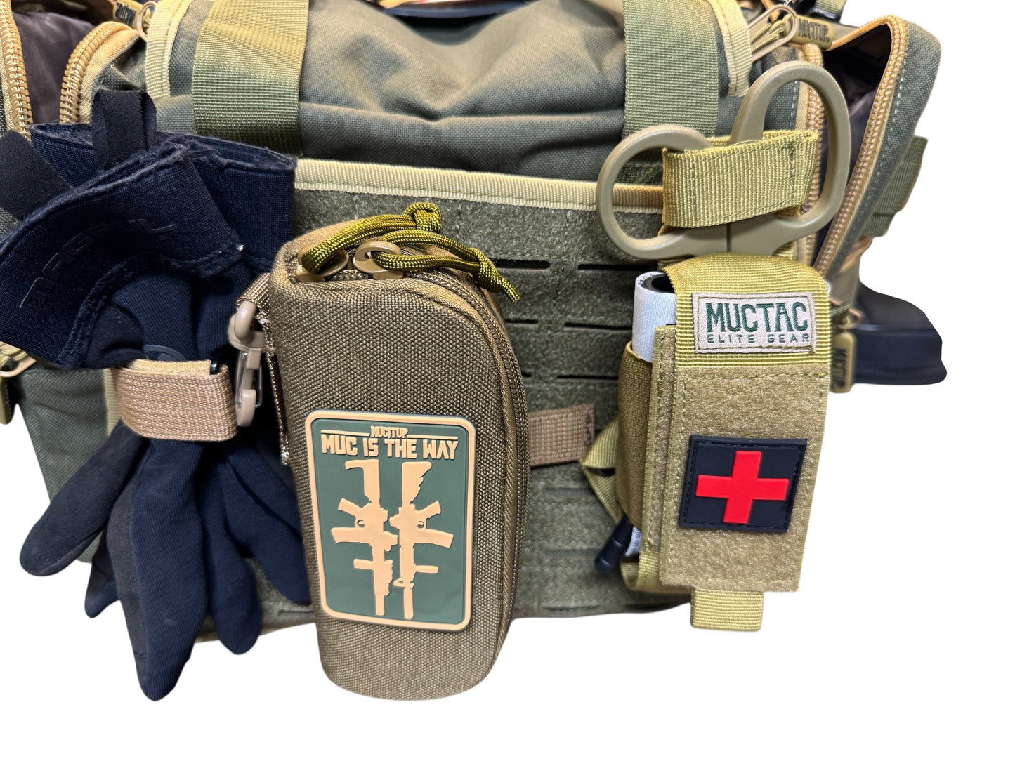 MUCTAC Elite Range Bag 15x10x11 Tactical Gear Organizer w/ MOLLE Panel