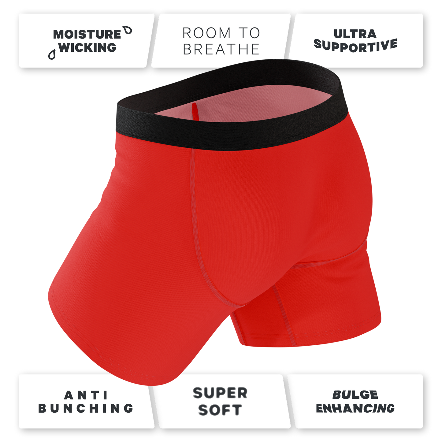 The Picante | Chili Pepper Ball Hammock® Pouch Underwear With Fly