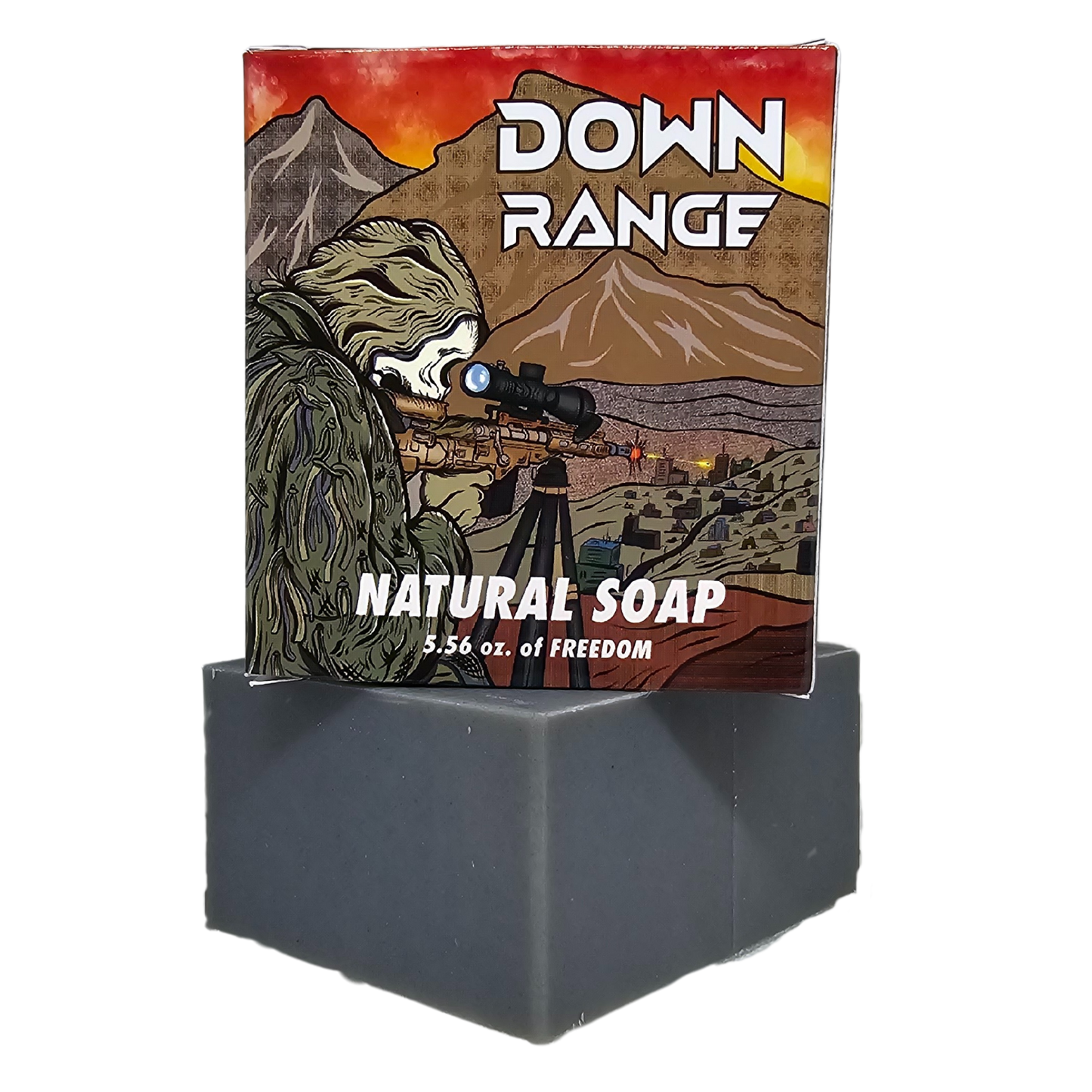 Down Range Natural Soap - Gun Powder