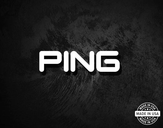 Ping Golf Decal