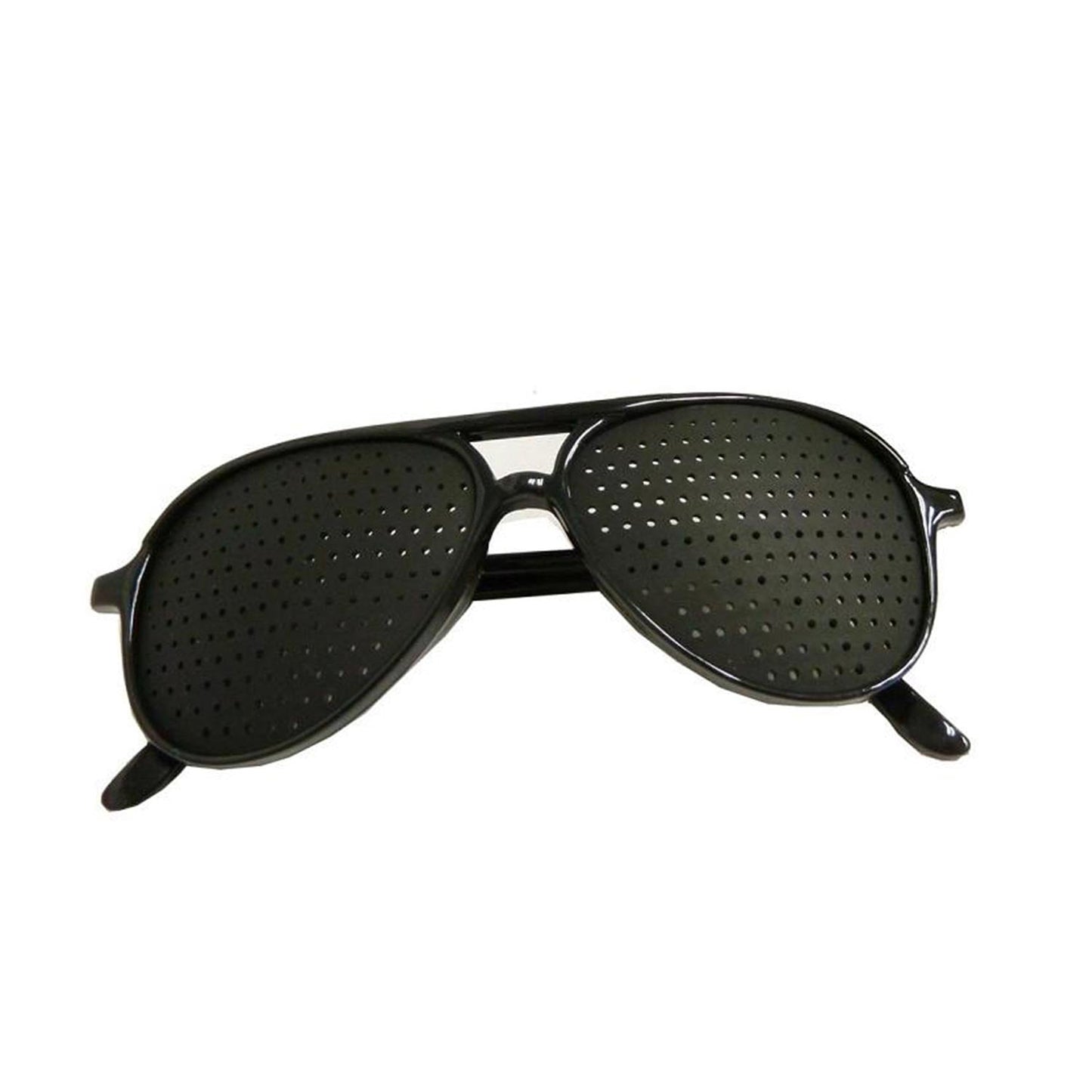 Groovy Bee Pinhole Glasses Aviator Style