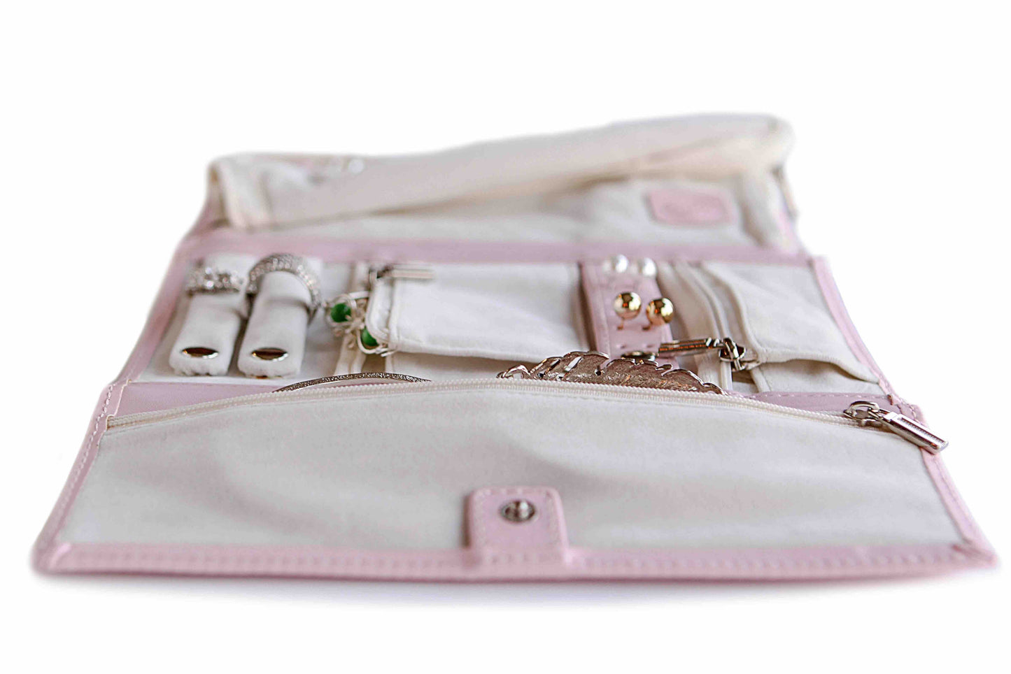 Travel Jewelry Case - Vegan Leather