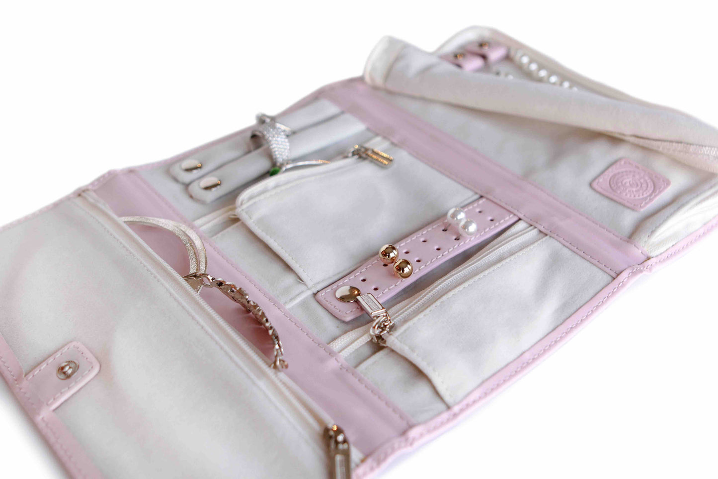 Travel Jewelry Case - Vegan Leather
