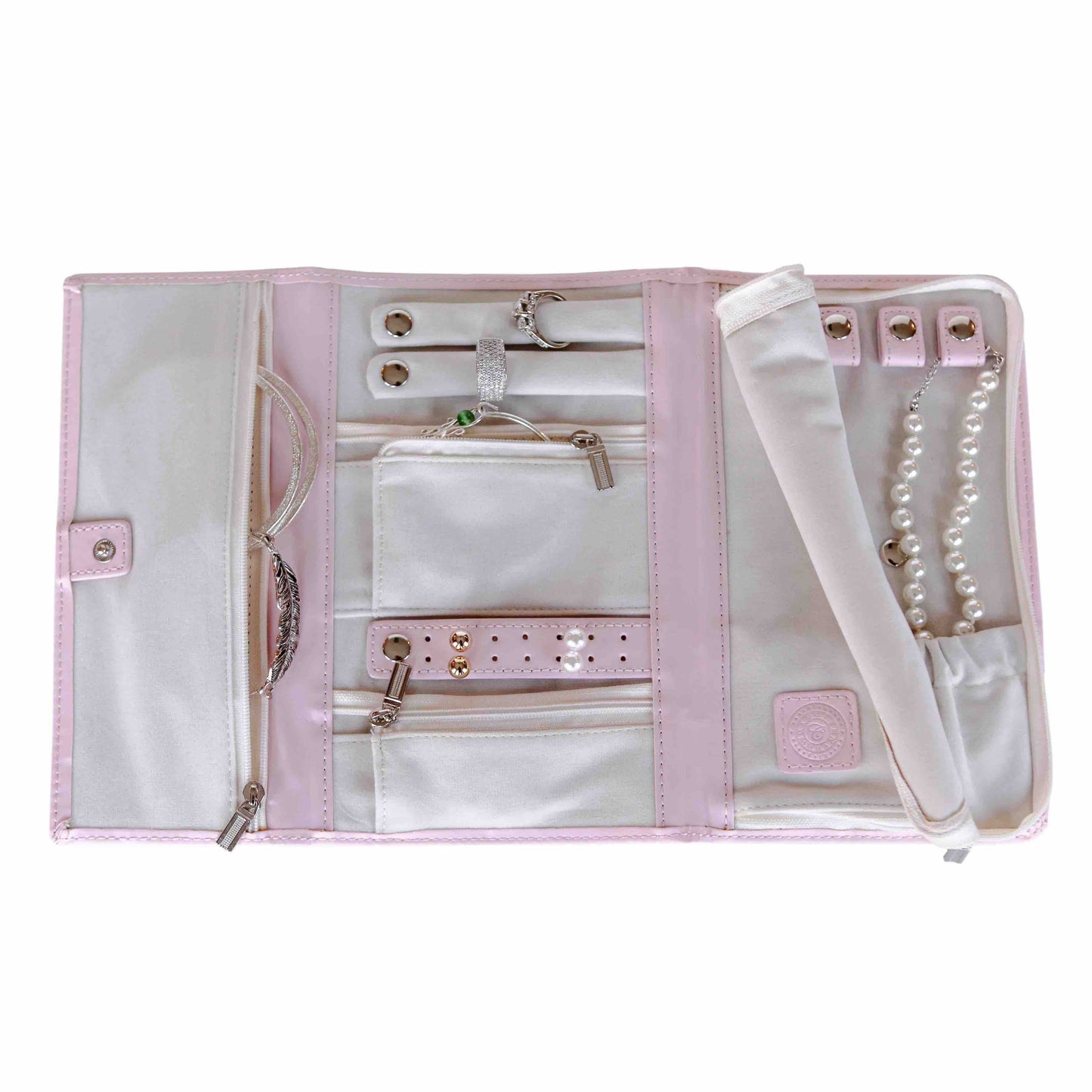 Travel Jewelry Case - Vegan Leather