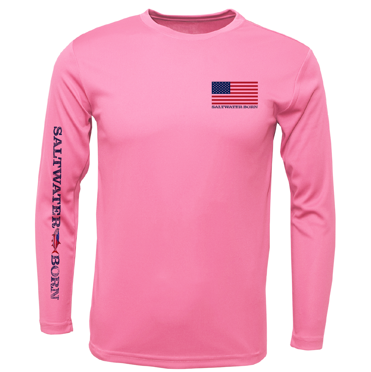 250th Action Tarpon Girl's Long Sleeve UPF 50+ Dry-Fit Shirt