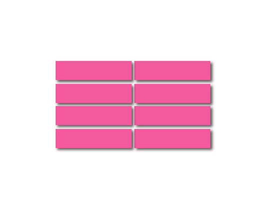 PINK REFLECTIVE HELMET BAR 8 PACK
