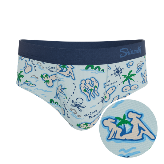 The Pirate's Booty | Naughty Map Ball Hammock® Pouch Underwear Briefs