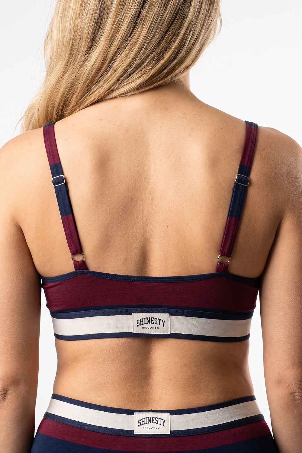 The Pitch | Rugby Stripe Boob Hammock™ Plunge Bralette