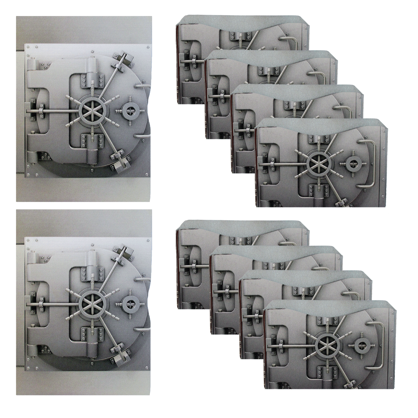 RFID Blocking Package of Credit Card Sleeves/Passport Sleeves