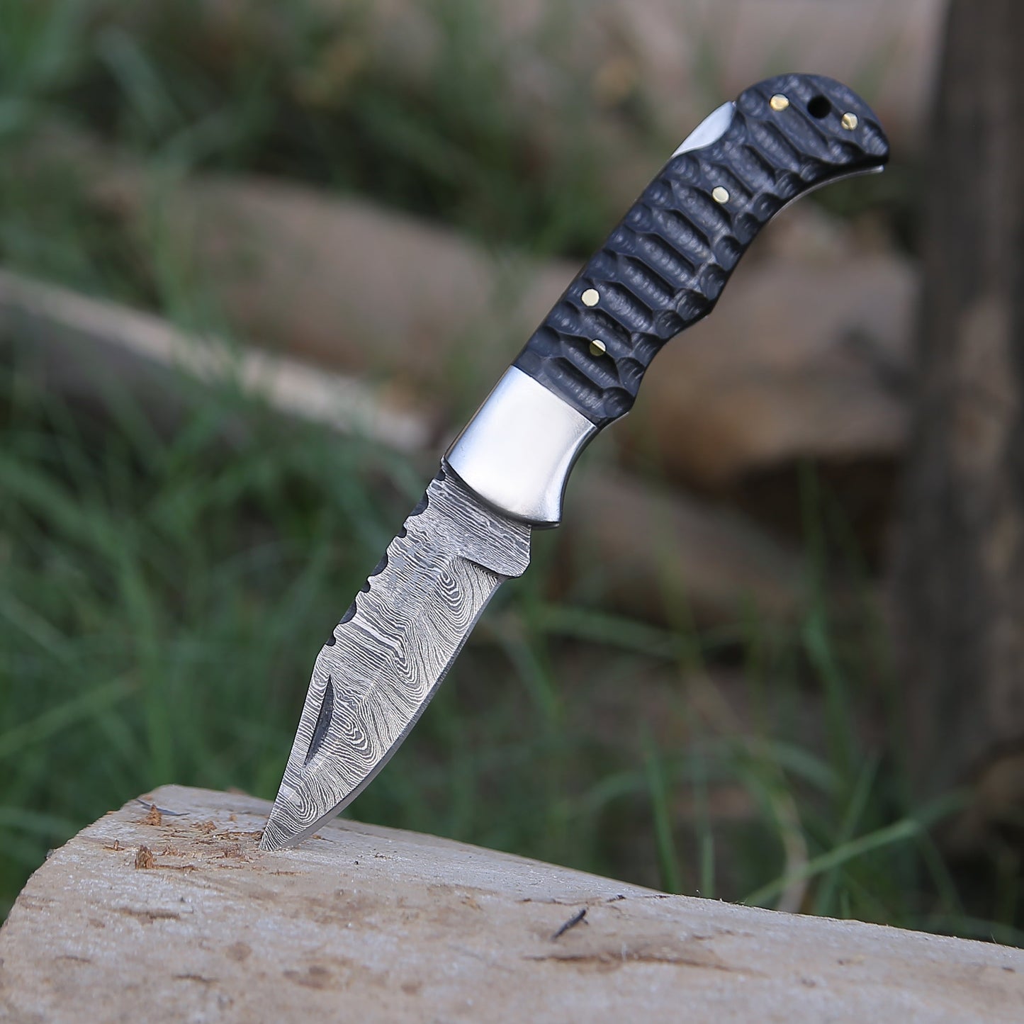 Guardian Pocket Knife with Pakkawood Handle
