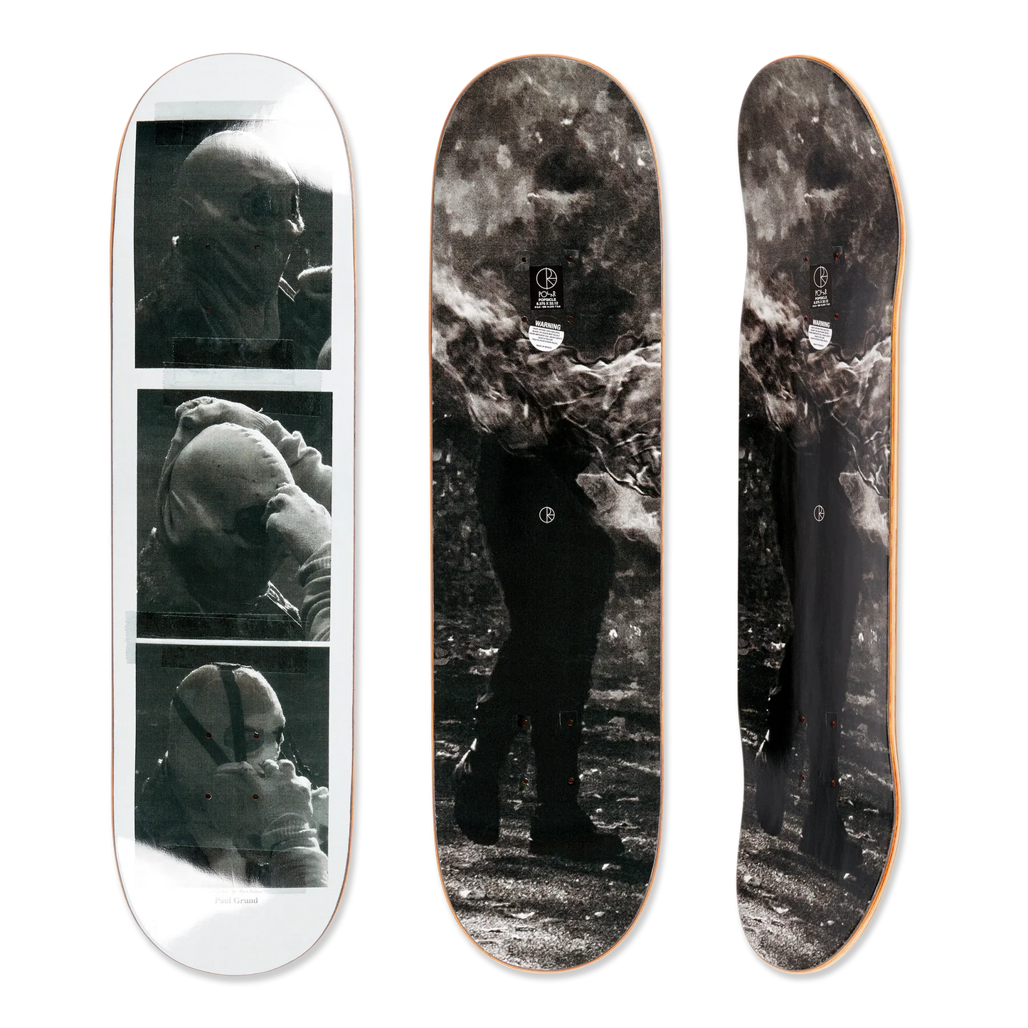 Polar Paul Grund Stuntman A Skateboard Deck - 9.0"