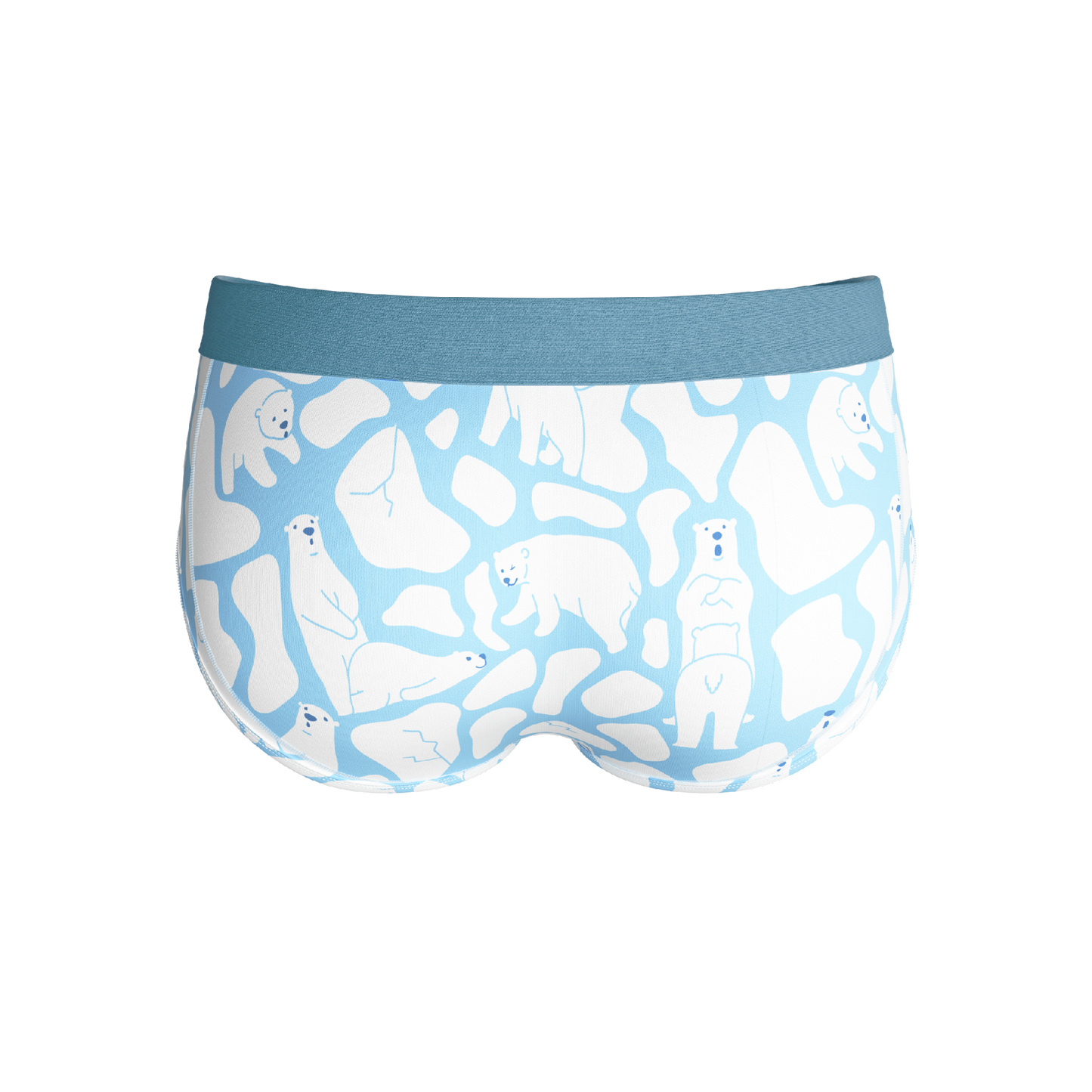 The Polar Polka | Polar Bear Scene Ball Hammock® Pouch Underwear Briefs