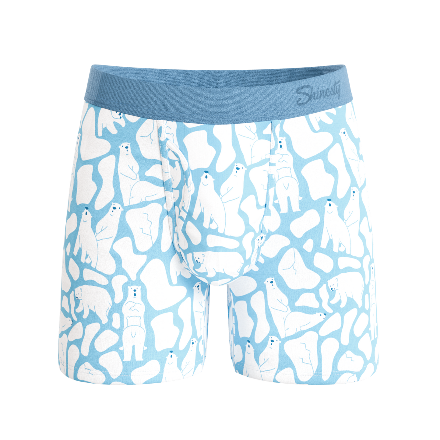 The Polar Polka | Polar Bear Scene Ball Hammock® Magnum Big Pouch Underwear