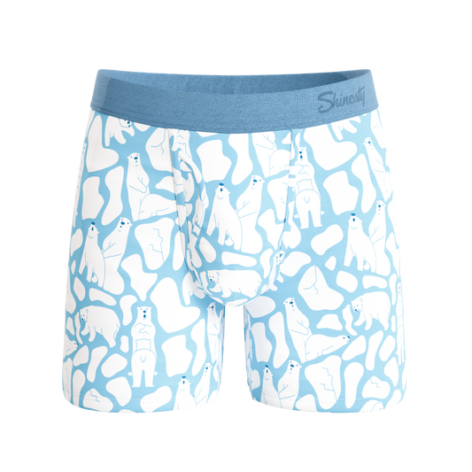 The Polar Polka | Polar Bear Scene Ball Hammock® Magnum Big Pouch Underwear