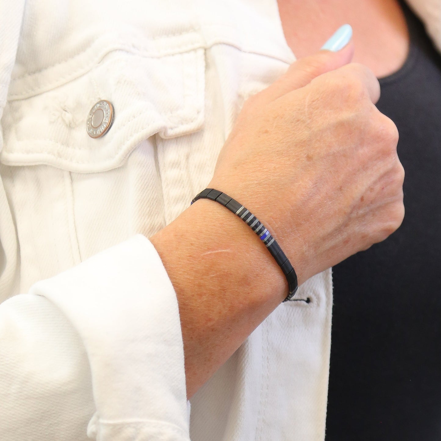 POLICE BLACK - TIla Bead Bracelet | Single