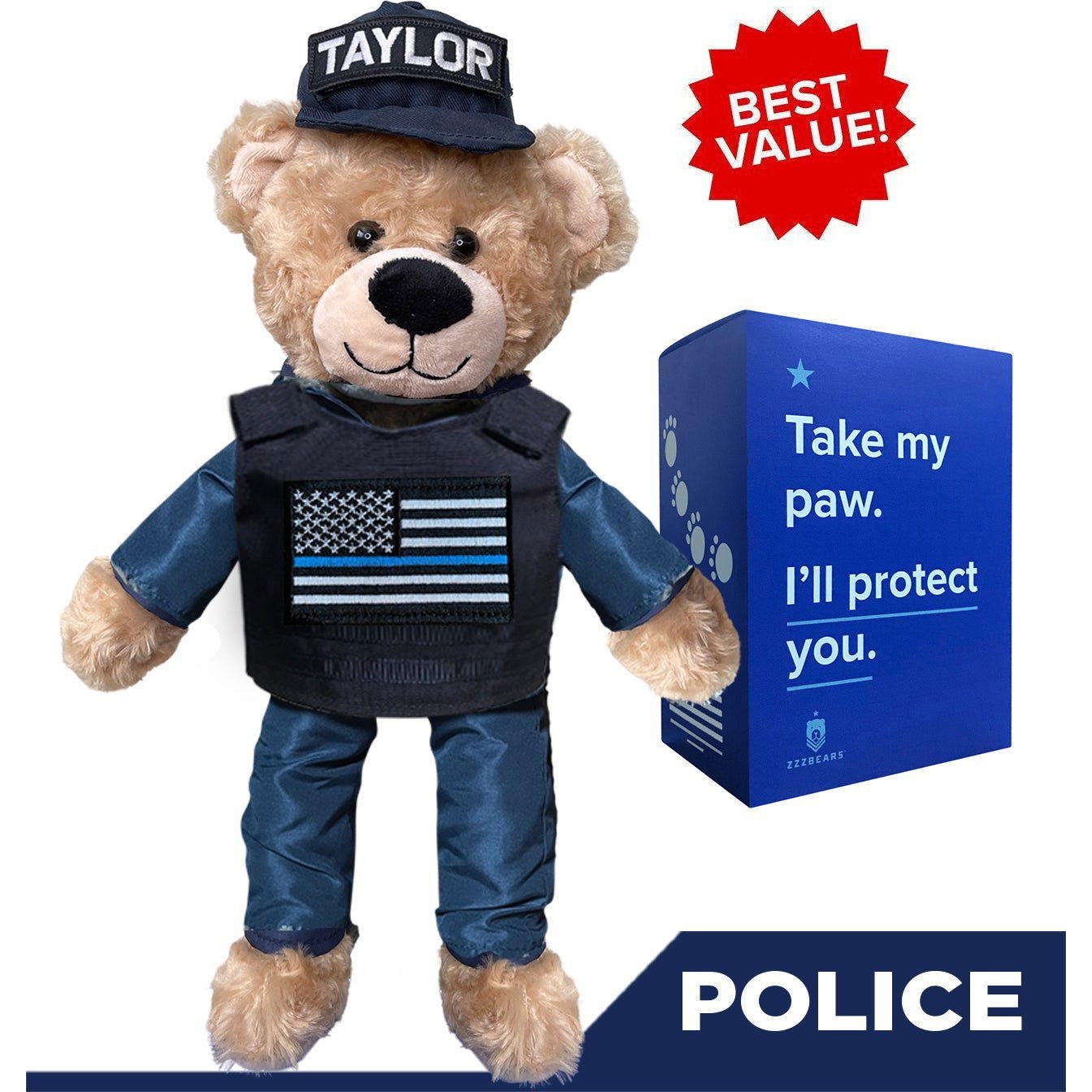 Police Teddy Bear Tacticuddle Bundle