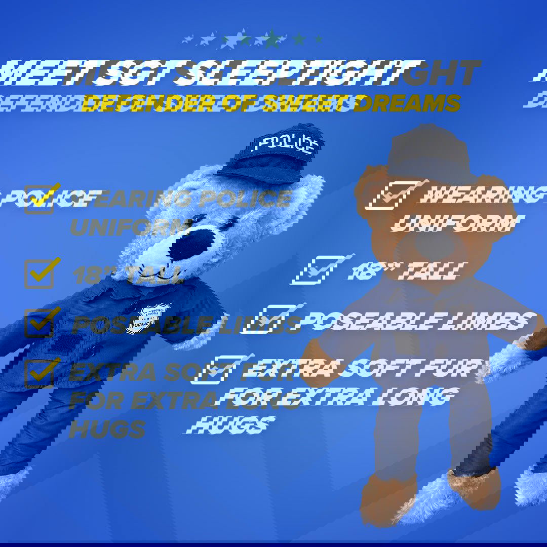 Police Teddy Bear Tacticuddle Bundle